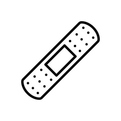 Patch vector icon. Vector sign in simple style isolated on white background. Original size 64x64 pixels.