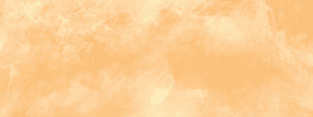 Watercolor background in orange colors. Background with watercolor orange autumn background texture. Soft orange watercolor background. 
