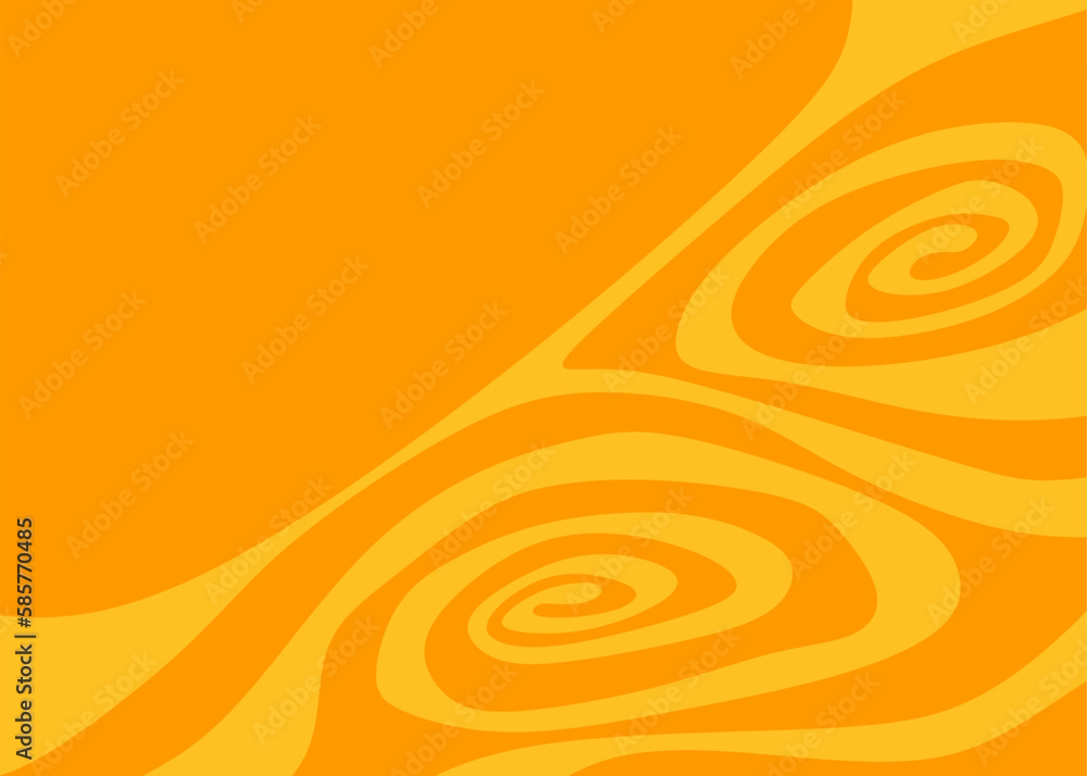 Poster abstract background with cute curly line pattern and with some copy space area