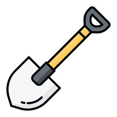 Shovel Line Color Icon