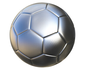 pallone da calcio argento