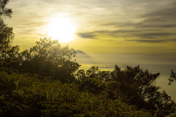 Sunrise over the mountains