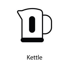 Kettle icon design stock illustration