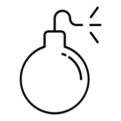 Bomb Outline Icon