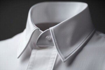 white collar shirt formal office wear dress code suit classy generative ai