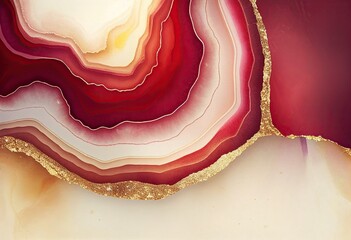 Abstract background of agate stone surface. Texture background. Generative AI - obrazy, fototapety, plakaty