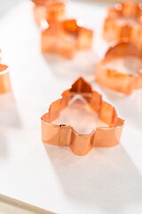 Christmas cookie-cutter peppermint fudge