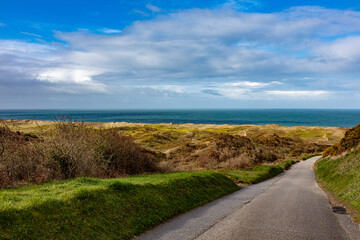 Dunes de Biville in France Normandy