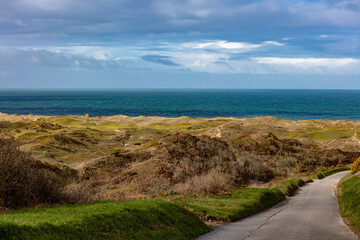 Dunes de Biville in France Normandy