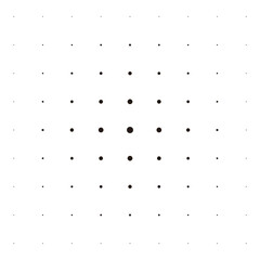 Minimalist Dotted Shape