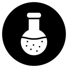 flask glyph icon