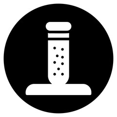 blood test glyph icon