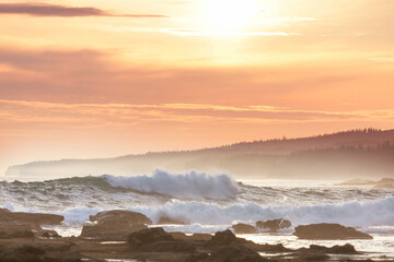 Sea sunset