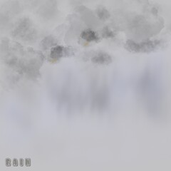 Fototapeta na wymiar white background in the rain
