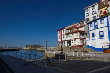 Coastal town of Cudillero. North of Spain fishing village and important tourist destination
