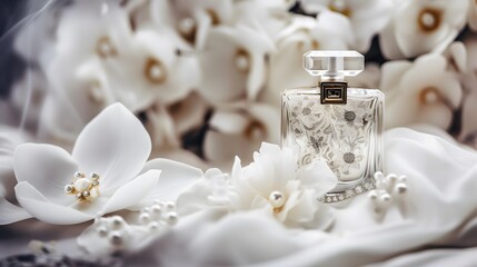 Fototapeta na wymiar floral scented perfume 