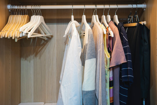 organized wardrobe