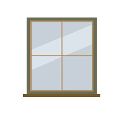 Flat vector design of window.