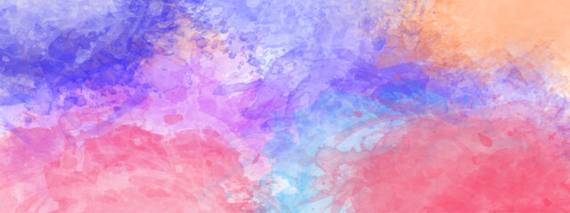 Abstract colorful watercolor background for graphic design. Abstract pastel color watercolor for background. painting of a sky with clouds and a white bird flying in the sky with a blue