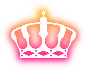 Collection of crown neon