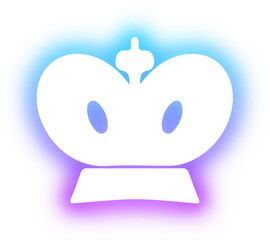 Collection of crown neon