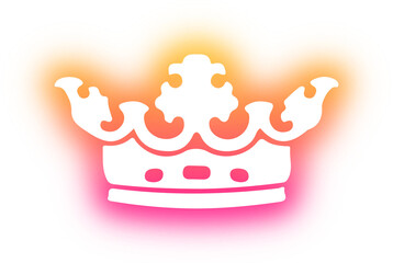 Collection of crown neon