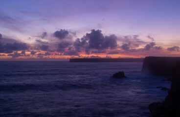 Lighthouse on Cape St. Vincent at sunset