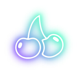 Collection of Fruit neon