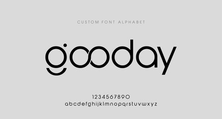 Modern minimal abstract alphabet fonts. Typography technology, electronic, movie, digital, music, future, creative logo font. vector illustration