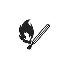Naked lights icon. Flame symbol modern, simple, vector, icon for website design, mobile app, ui. Vector Illustration