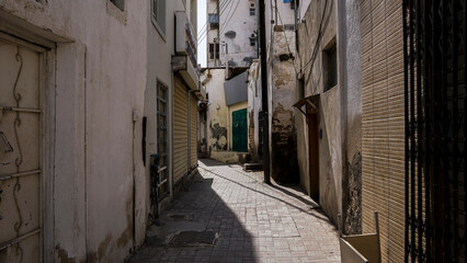 streets of old district in arab country