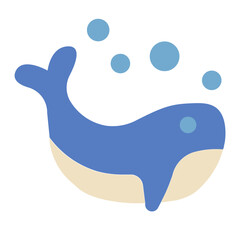 dolphin sea animal icon