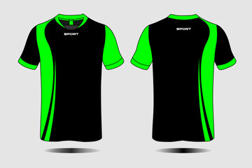 Sports jersey and t-shirt template sports jersey design vector. Sports design for football, racing, gaming jersey. Vector