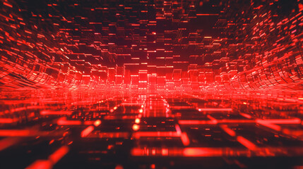 Abstract background from a brilliant mosaic pattern, generative AI.