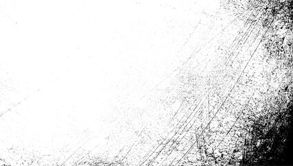 Scratched Grunge Urban Background Texture Vector. Dust Overlay Distress Grainy Grungy Effect. Distressed Backdrop Vector Illustration. Isolated Black on White Background. EPS 10.