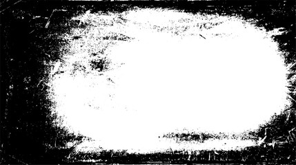 Scratched Frame. Grunge Urban Background Texture Vector. Dust Overlay. Distressed Grainy Grungy Framing Effect. Distressed Backdrop Vector Illustration. EPS 10.