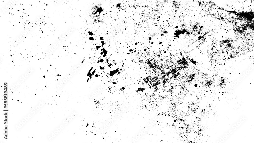 Wall mural scratched grunge urban background texture vector. dust overlay distress grainy grungy effect. distre