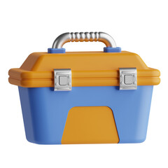 3D carpenter tool storage illustration