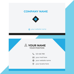 company business card design for 2 concept