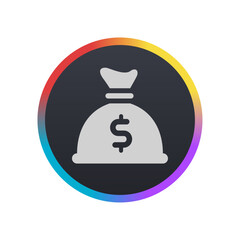 Money Bag - Pictogram (icon) 