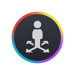 Business Direction - Pictogram (icon) 