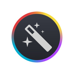 Fototapeta premium Magic Wand - Pictogram (icon) 