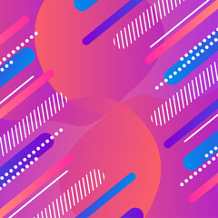 Diagonal purple colorful background. square