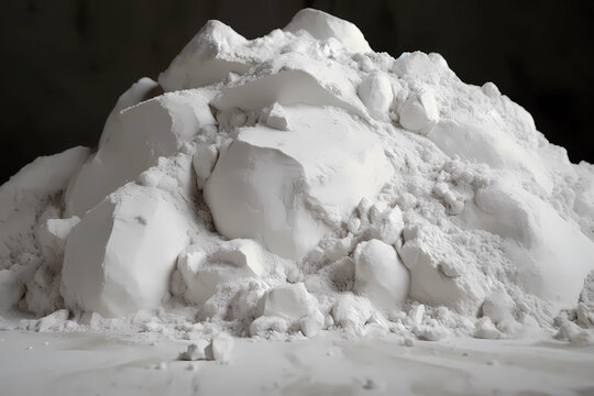 Talc - Found in USA, China, Brazil - Soft mineral used in cosmetics, papermaking, and as a filler (Generative AI)
