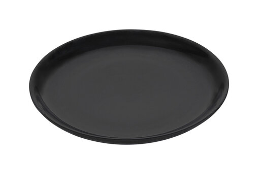 black plate on transparent png