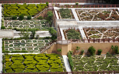 Garden decoration in Jaipur.