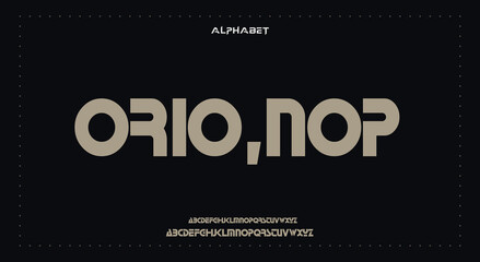 Abstract Fashion Best font alphabet. Minimal modern urban fonts for logo, brand, fashion, Heading etc. Typography typeface uppercase lowercase and number. vector illustration full Premium look