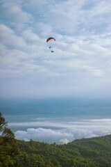 paragliding on the hill of heaven