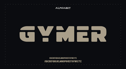 Abstract Fashion Best font alphabet. Minimal modern urban fonts for logo, brand, fashion, Heading etc. Typography typeface uppercase lowercase and number. vector illustration full Premium look © Shanila