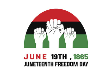 June teenth freedom day. Love peace juneteenth